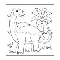 Livro Infantil Para Colorir Dinossauros - Envio Digital Imprima e Use!