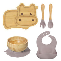 Conjunto Alimentação do Bebê Fazendinha - 5 Peças