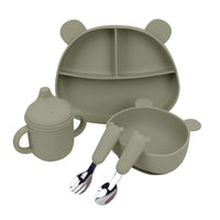 Conjunto Alimentação do Bebê - Meu Ursinho - 5 Peças