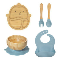Conjunto Alimentação do Bebê Fazendinha - 5 Peças