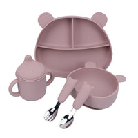 Conjunto Alimentação do Bebê - Meu Ursinho - 5 Peças