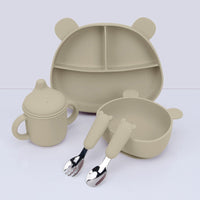 Conjunto Alimentação do Bebê - Meu Ursinho - 5 Peças