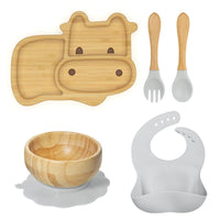 Conjunto Alimentação do Bebê Fazendinha - 5 Peças