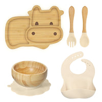 Conjunto Alimentação do Bebê Fazendinha - 5 Peças