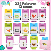 Kids Cards em Inglês - Brinquedo Educativo para Aprender Inglês