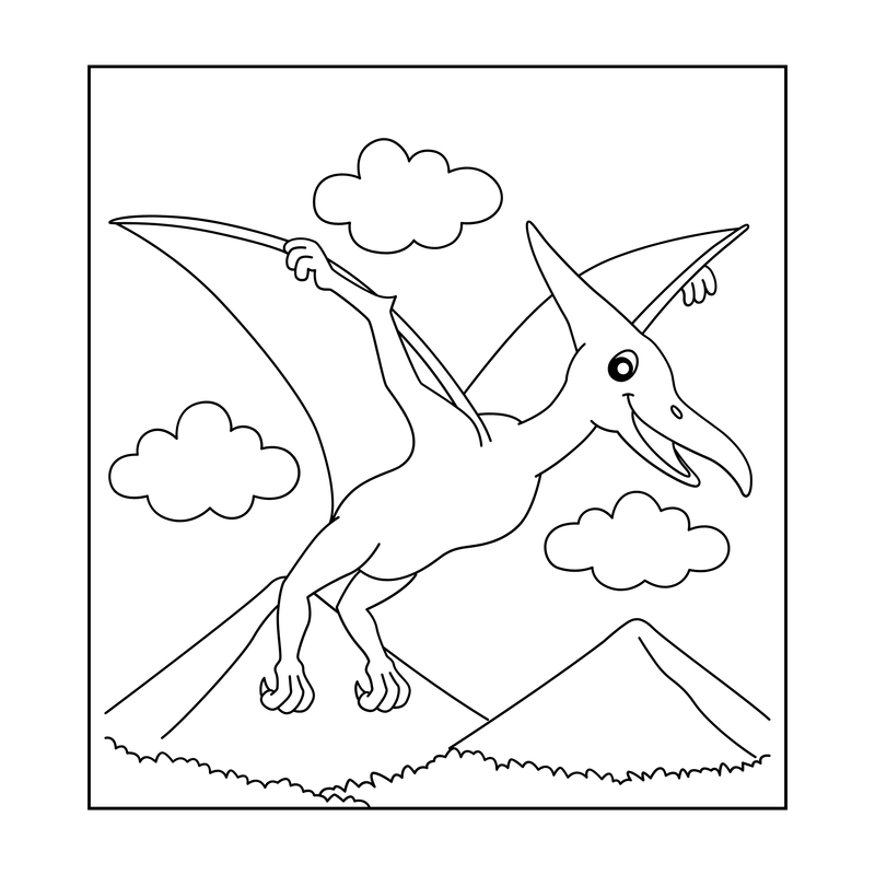 Livro Infantil Para Colorir Dinossauros - Envio Digital Imprima e Use!