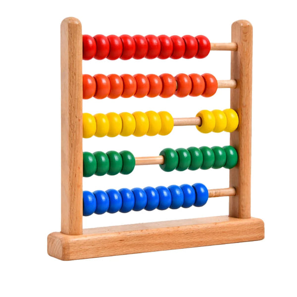 Ábaco Montessori Brinquedo Educativo de Madeira | Aprenda Brincando