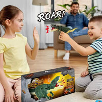 Brinquedo Dinossauro Tiranossauro Rex Articulado Com Som e Luz