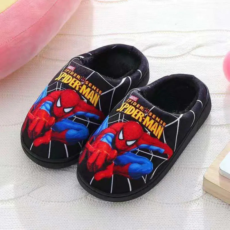 pantufa infantil menino super heroi outono inverno pantufa quentinha
