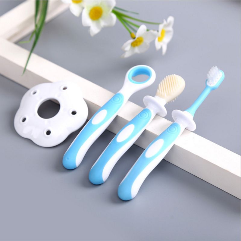 Conjunto de Higiene Bucal Infantil com Protetor