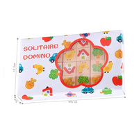 Domino Educativo Brinquedo de Madeira 