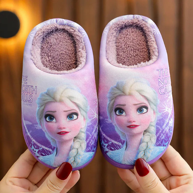 pantufa infantil menina aventura congelante outono inverno pantufa quentinha