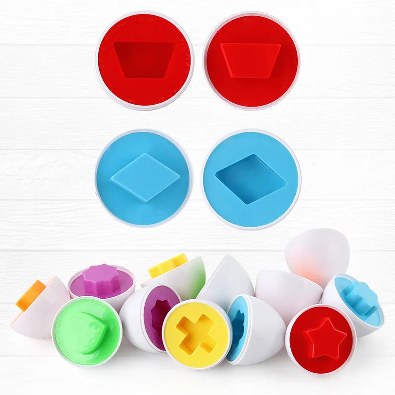 Ovos de Encaixar Divertidos Brinquedo Educativo