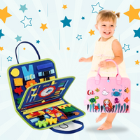 Maleta Montessori sensorial com atividades motoras e educativas para bebês e criançaas 01 ano Loja ColoriPé