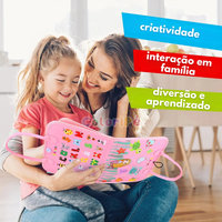 Maleta Montessori sensorial com atividades motoras e educativas para bebês e criançaas 01 ano Loja ColoriPé