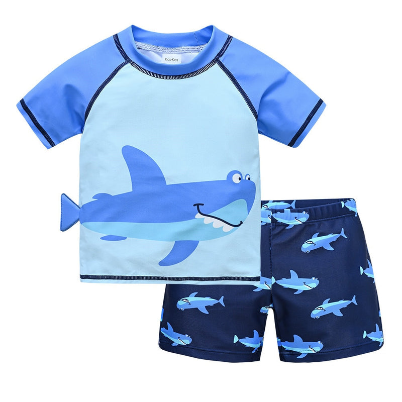 Conjunto Infantil Praia Manga Curta Menino