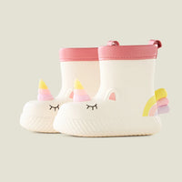 galocha infantil unicornio bota infantil meninas