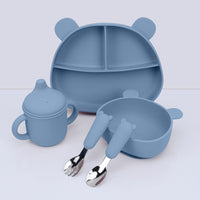 Conjunto Alimentação do Bebê - Meu Ursinho - 5 Peças