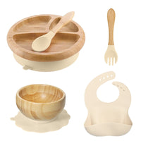 Conjunto Alimentação do Bebê Formas Bambu