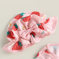 Maiô Bebê Infantil Moranguinho