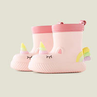 galocha infantil unicornio bota infantil meninas