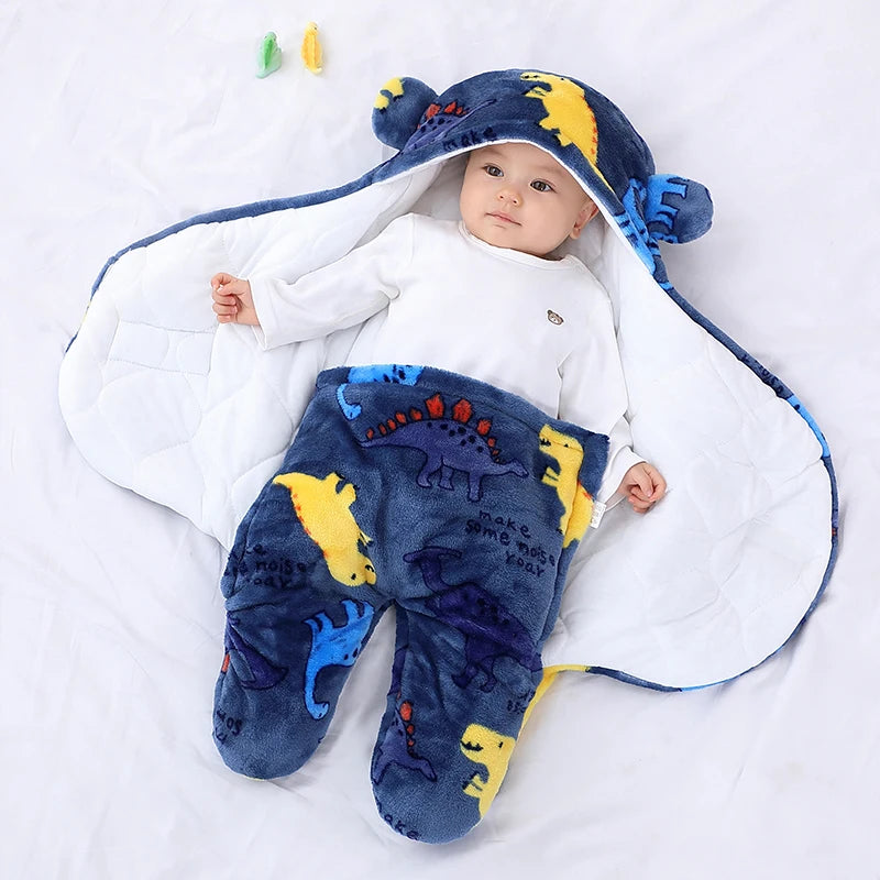 cobertor saco de dormir para bebê recem nascido outono inverno cobertor quentinho para bebê roupa de inverno para bebê