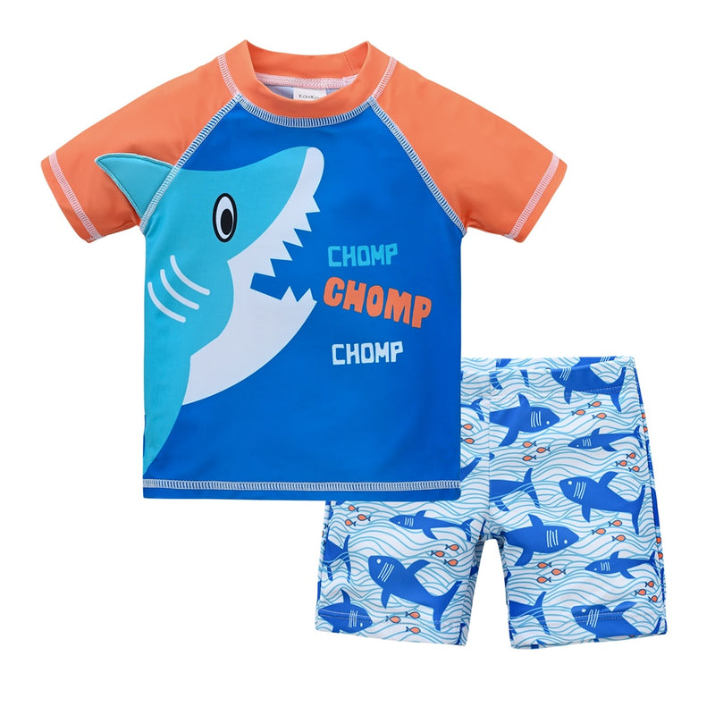 Conjunto Infantil Praia Manga Curta Menino