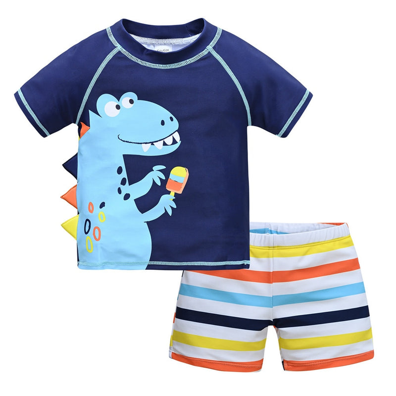 Conjunto Infantil Praia Manga Curta Menino