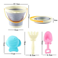 Brinquedo de Praia Baldinho de Areia Retrátil