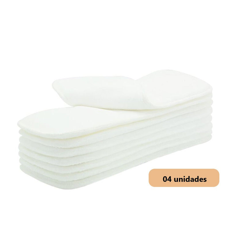 Absorventes para Fralda de Pano Ecológica e Reutilizável