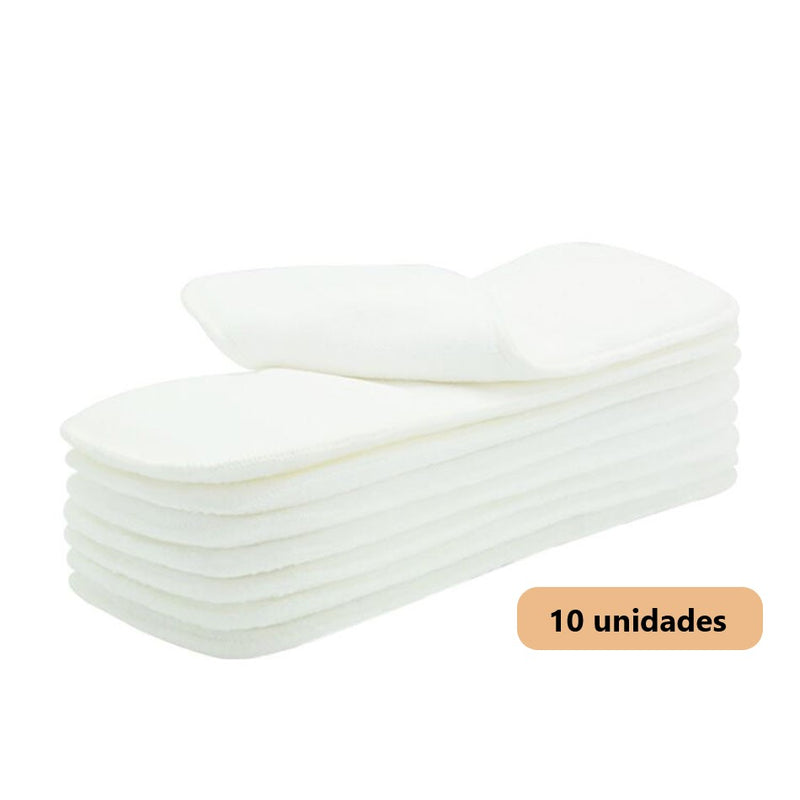 Absorventes para Fralda de Pano Ecológica e Reutilizável