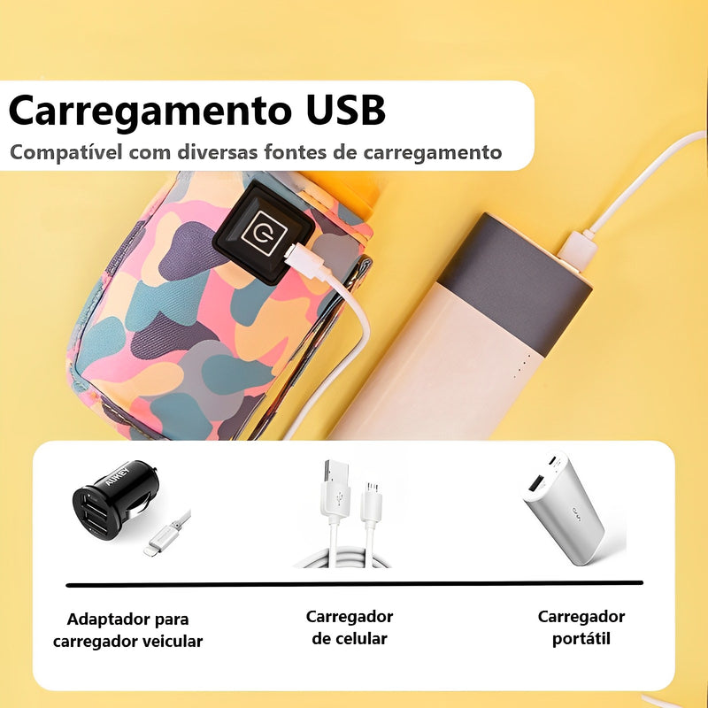 Aquecedor de Mamadeira USB