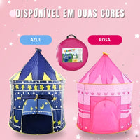 Barraca Infantil Dobrável e Desmontável Castelo Das Princesas e Príncipes
