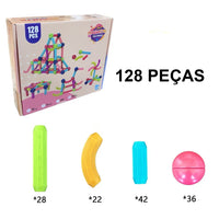 Blocos De Montar Magnéticos – Montekids | Construções 3D Criativas Para Crianças