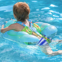 Boia de Piscina para Bebê com Cobertura Proteção UV