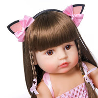 Boneca Bebe Reborn Menina Silicone ColoriPe