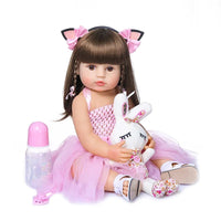Boneca Bebe Reborn Menina Silicone ColoriPe