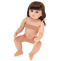 Boneca Bebe Reborn Menina Silicone ColoriPe