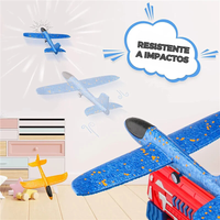 Brinquedo Avião Jato com Lançador Planador