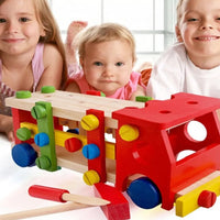 Caminhão de Madeira Desmontável