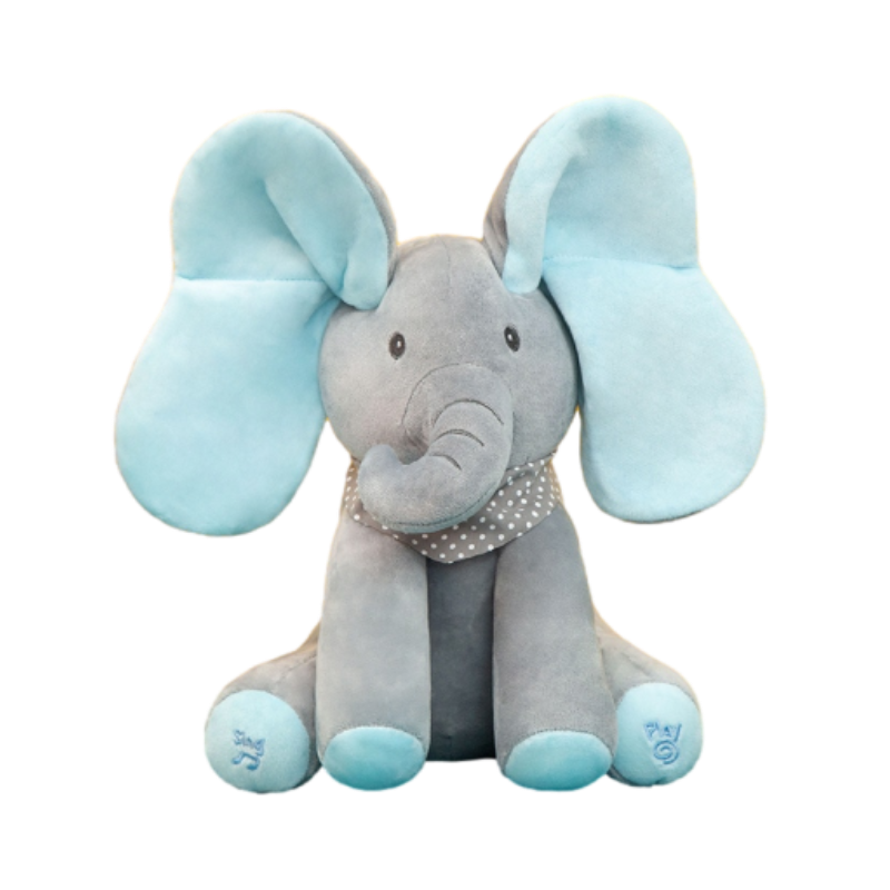Elefantinho Encantado Para Bebês – Pelúcia Musical Interativa