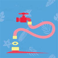 Escorregador de Gramado Infantil com Chafariz