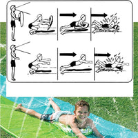 Escorregador de Gramado Infantil com Chafariz