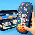 Estojo Escolar Infantil Espacial 3D