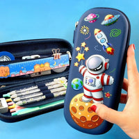 Estojo Escolar Infantil Espacial 3D