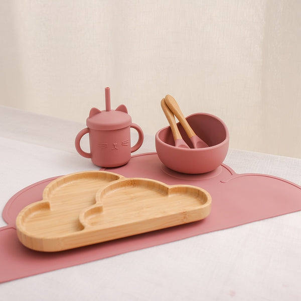 Conjunto Alimentação do Bebê Nuvem