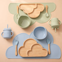 Conjunto Alimentação do Bebê Nuvem