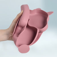 Conjunto Alimentação do Bebê Silicone Raposinha - 6 Peças