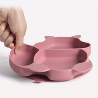 Conjunto Alimentação do Bebê Silicone Raposinha - 6 Peças