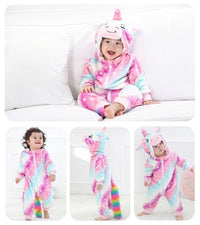 Macacão Inverno Bebê com Capuz Divertido Bichinhos